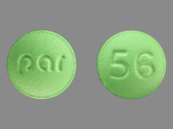 Pill par 56 Green Round is Imipramine Hydrochloride