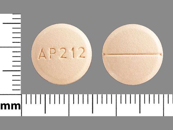 Pill AP212 Orange Round is Methocarbamol