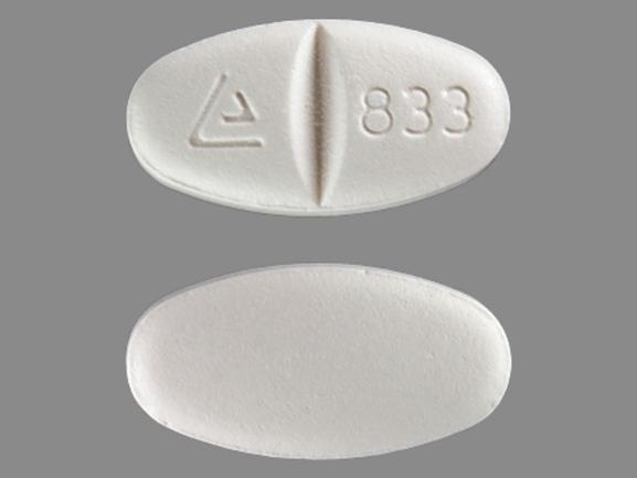 Metoprolol succinate extended-release 200 mg Logo 833