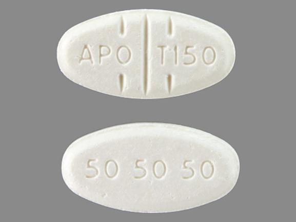 Trazodone hydrochloride 150 mg APO T150 50 50 50