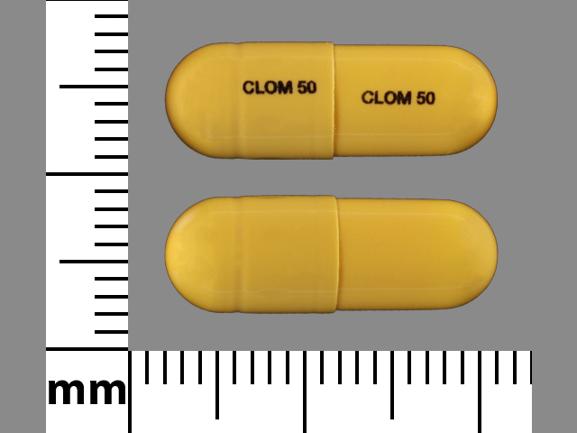 Clomipramine hydrochloride 50 mg CLOM 50 CLOM 50