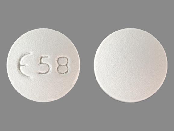 Flavoxate hydrochloride 100 mg E 58