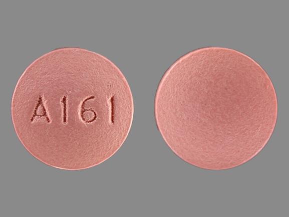 Pill A161 Red Round is Bupropion Hydrochloride Extended Release (SR)
