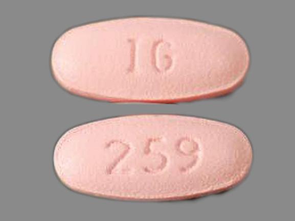 Pill IG 259 Pink Oval is Zolpidem Tartrate