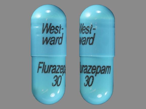 Flurazepam hydrochloride 30 mg West-ward Flurazepam 30