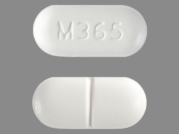 Acetaminophen and hydrocodone bitartrate 325 mg / 5 mg M365