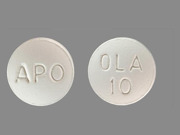 Pill APO OLA 10 White Round is Olanzapine