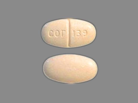 Methenamine hippurate 1 gram cor 139