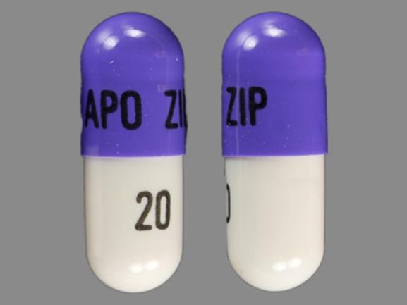 Ziprasidone hydrochloride 20 mg APO ZIP 20