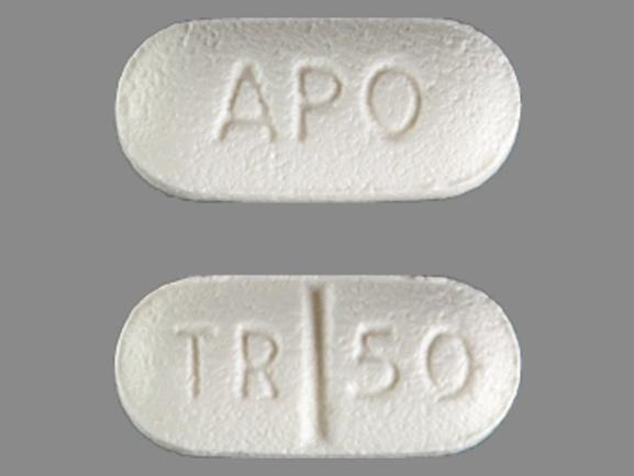 Pill APO TR 50 White Oval is Tramadol Hydrochloride