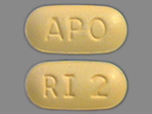 Pill APO RI 2 Orange Capsule/Oblong is Risperidone