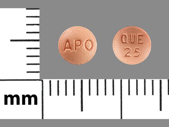 Quetiapine fumarate 25 mg APO QUE 25