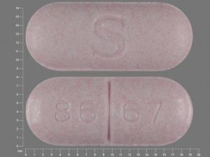 Pill 86 67 S Pink Elliptical/Oval is Skelaxin