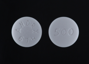 Pill 500 ANDRX 674 White Round is Metformin Hydrochloride
