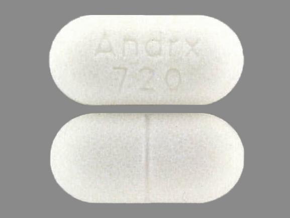 Potassium chloride extended-release 20 mEq (1500 mg) Andrx 720