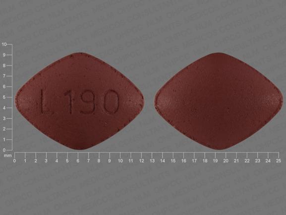 Pill L190 Brown Four-sided is Desvenlafaxine Extended-Release