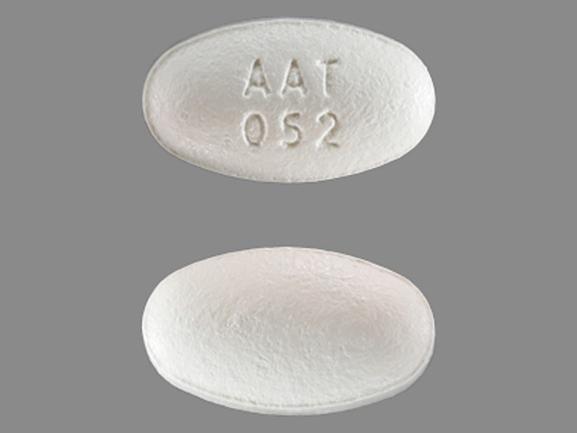 t 052 Pill Images White Elliptical Oval