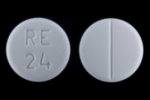 Pill RE 24 White Round is Furosemide