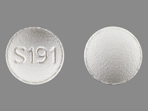 Pill S191 White Round is Lunesta