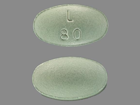 Pill L 80 Green Oval is Latuda