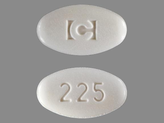 Pill C 225 White Oval is Nuvigil