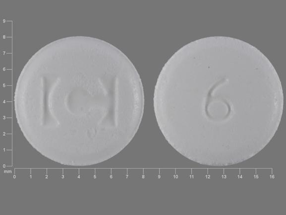 Pill C 6 White Round is Fentora