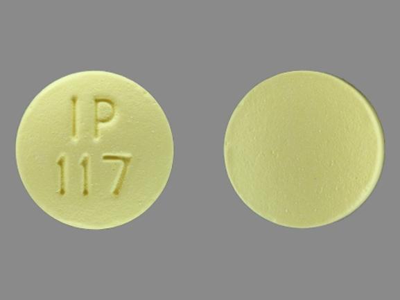 Reprexain hydrocodone bitartrate 10 mg / ibuprofen 200 mg IP 117