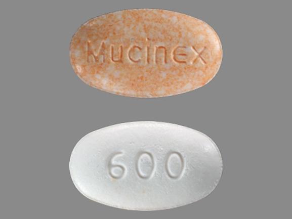 Mucinex D guaifenesin 600 mg / pseudoephedrine hydrochloride 60 mg Mucinex 600
