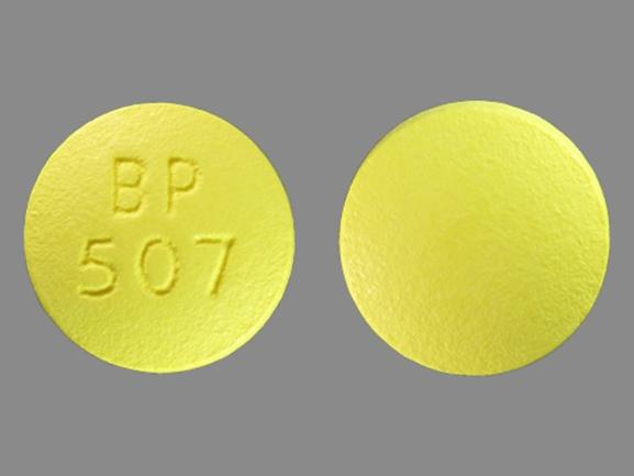 Pill BP 507 Yellow Round is Salsalate