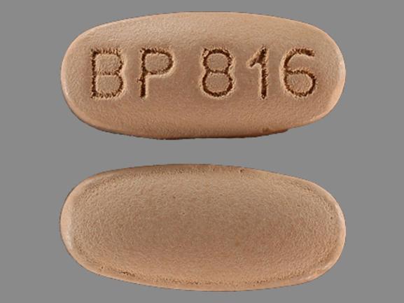 Pill BP 816 Beige Oval is Pre Natal Vitamins Plus