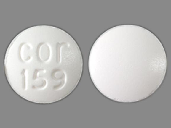 Pill cor 159 White Round is Cilostazol