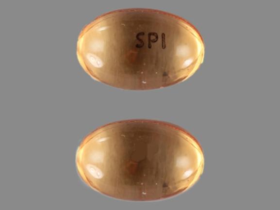 Pill SPI Orange Elliptical/Oval is Amitiza
