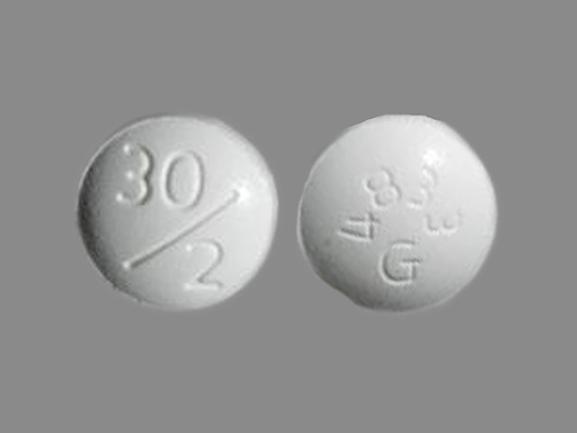 Pill 30/2 4833G is Duetact 2 mg / 30 mg