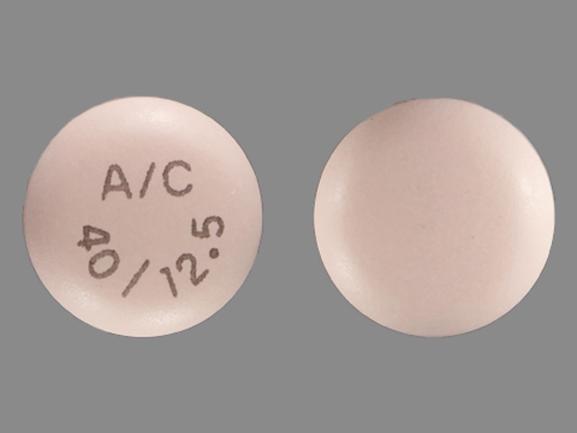 Pill A/C 40/12.5 is Edarbyclor 40 mg / 12.5 mg