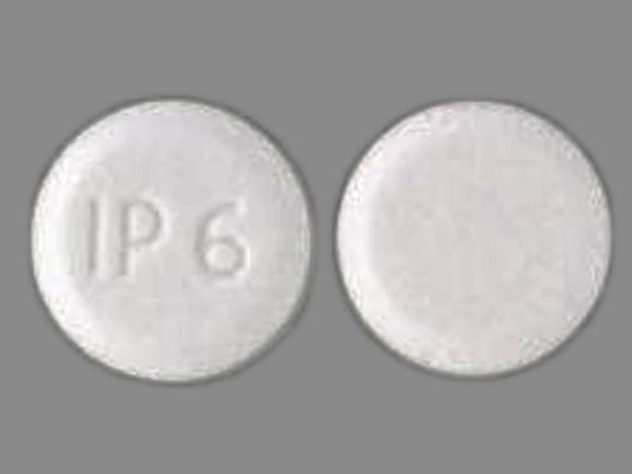 Pill IP 6 White Round is Amlodipine Besylate