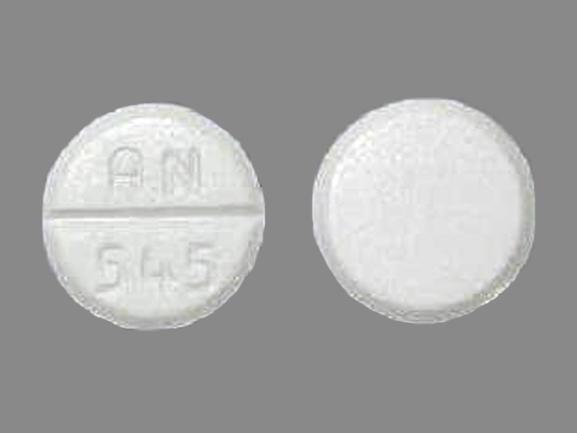 Pill AN 545 White Round is Primidone