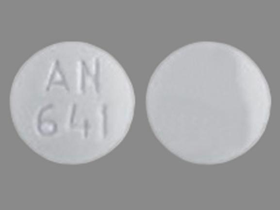 Pill AN 641 White Round is Flecainide Acetate