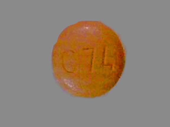 Pill C74 Orange Round is Azor