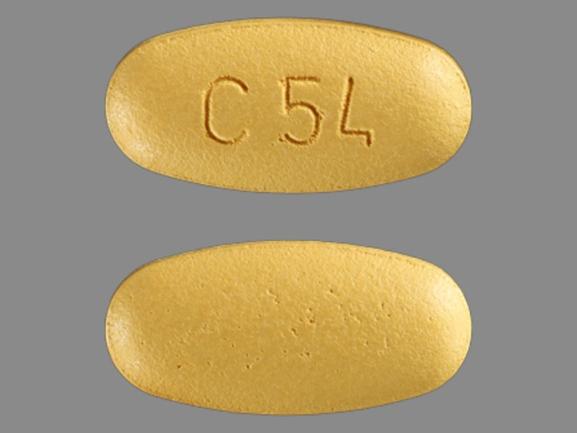 Tribenzor 5 mg / 25 mg / 40 mg C54