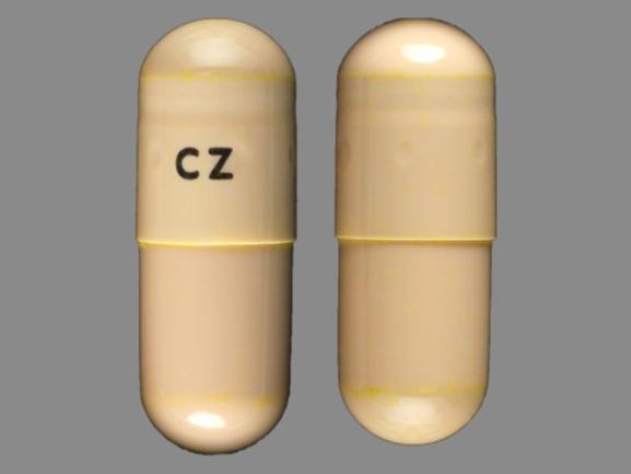 Pill CZ Brown Capsule-shape is Colazal