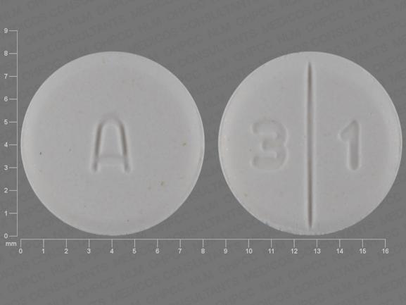 Pill A 3 1 White Round is Glyburide