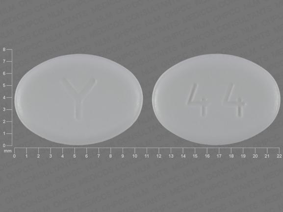 Pramipexole dihydrochloride 0.75 mg Y 44