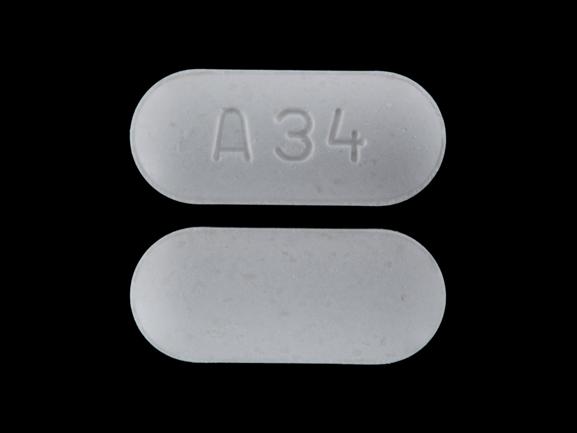 Cefuroxime axetil 500 mg A34