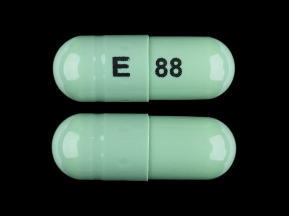 Fluoxetine hydrochloride 10 mg E 88