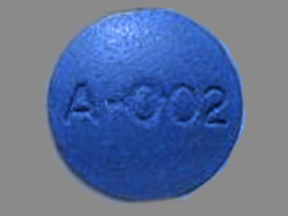 Urelle hyoscyamine sulfate 0.12 mg / methenamine 81 mg / methylene blue 10.8 mg / phenyl salicylate 32.4 mg / sodium phosphate monobasic 40.8 mg A-002