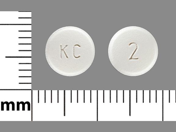 Pill KC 2 White Round is Livalo