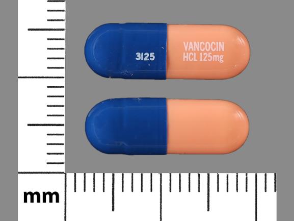 Vancomycin hydrochloride 125 mg 3125 VANCOCIN HCL 125mg