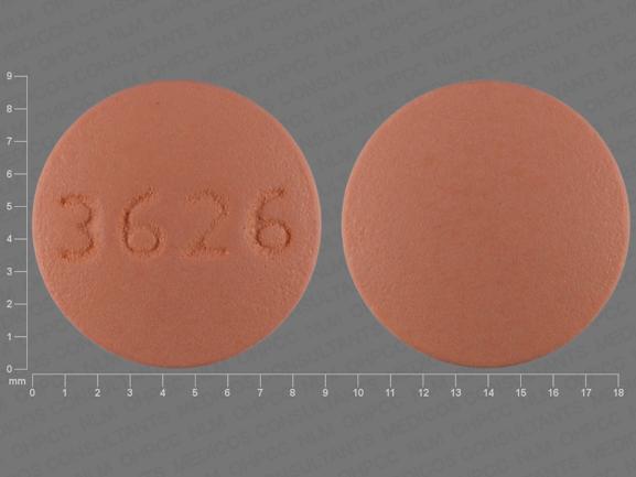 Pill 3626 Orange Round is Doxycycline Hyclate