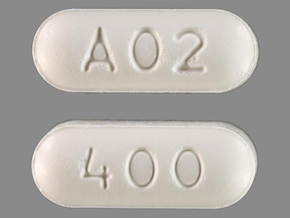 Pill A02 400 White Oval is Acyclovir