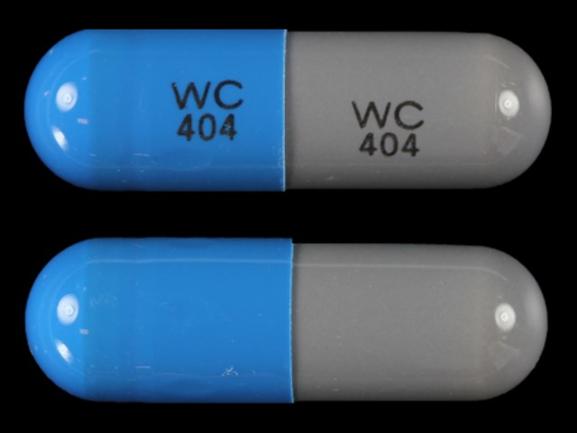 Ampicillin 500 mg WC 404 WC 404
